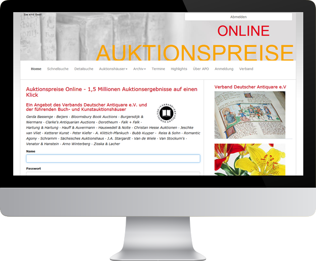 Auktionspreise Online - Verband Deutscher Antiquare e. V.